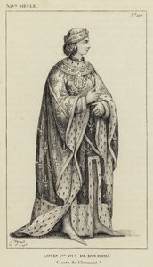 XIVe siècle, Louis Ier Duc de Bourbon, Comte de Clermont - French School