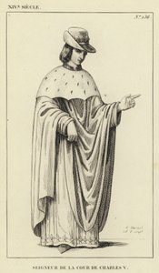 XIVe siècle, Seigneur de la Cour de Charles V - French School