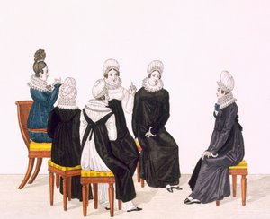 Jeunes femmes bavardant, c. 1820