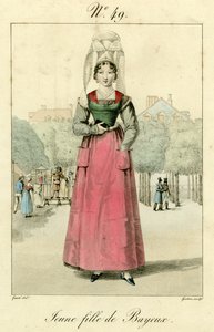 Jeune fille de Bayeux - French School