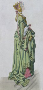 Jeune noble femme - French School