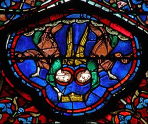 Anges avec couronne - French School
