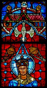 Colombe du Saint-Esprit et la Vierge Marie