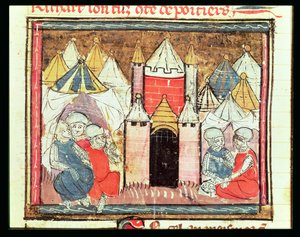 Le Siège de Château-Gaillard en 1204 lorsque Philippe Auguste de France a vaincu le roi Jean d