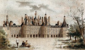 Vue du château de Chambord (Loir-et-Cher) - French School