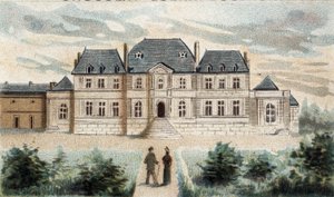 Vue du Château de la Muette (Passy)