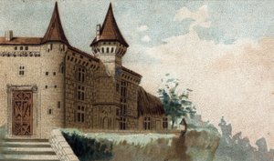 Vue du Château de la Roche Lambert