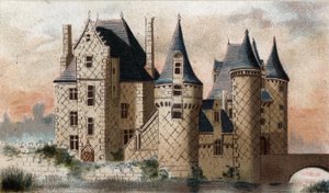 Vue du Château du Moulin (Loir-et-Cher) - French School