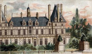 Vue du château de Rosny (Seine et Oise) - French School