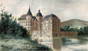 Vue du château de Vizille en Isère