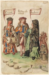 Un courtisan entre la convoitise et la dissimulation [fol. 14 recto]