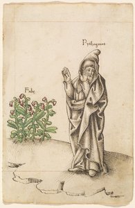 "Ne mangez pas de haricots" [fol. 25 recto] - French early 16th Century
