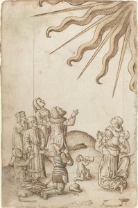 "Tourne ton corps en adorant" [fol. 37 verso] - French early 16th Century