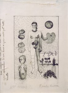 Frida et la fausse couche - Frida Kahlo