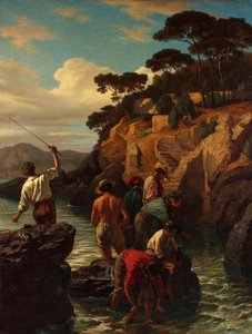Sur la côte génoise - Friedrich Alois Schönn