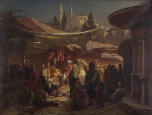 Bazar turc - Friedrich Alois Schönn
