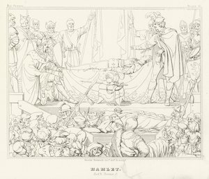 Hamlet, Acte V, Scène 2 (gravure) - Friedrich August Moritz Retzsch
