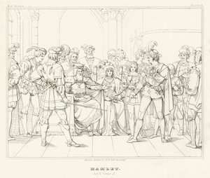 Hamlet, Acte V, Scène 2 - Friedrich August Moritz Retzsch