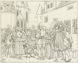 Illustration pour le Faust de Goethe - Friedrich August Moritz Retzsch