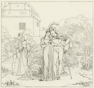 Illustration pour le Faust de Goethe - Friedrich August Moritz Retzsch