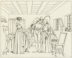 Illustration pour le Faust de Goethe - Friedrich August Moritz Retzsch