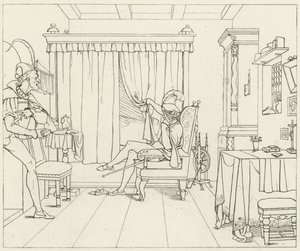 Illustration pour le Faust de Goethe - Friedrich August Moritz Retzsch