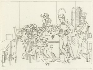 Illustration pour le Faust de Goethe - Friedrich August Moritz Retzsch