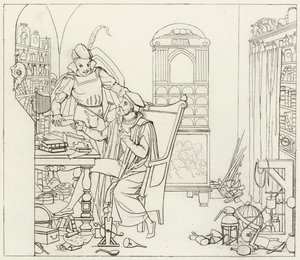 Illustration pour le Faust de Goethe - Friedrich August Moritz Retzsch