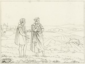 Illustration pour le Faust de Goethe - Friedrich August Moritz Retzsch