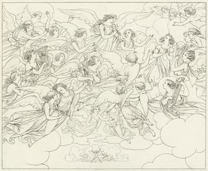 Illustration pour le Faust de Goethe - Friedrich August Moritz Retzsch