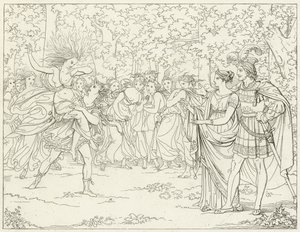 Illustration pour le Faust de Goethe - Friedrich August Moritz Retzsch