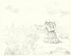 Illustration pour Lied von der Glocke de Schiller - Friedrich August Moritz Retzsch