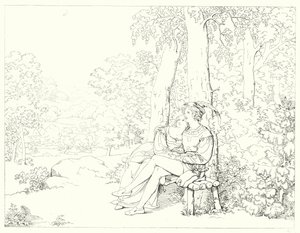 Illustration pour le Lied von der Glocke de Schiller, ou Le Chant de la Cloche (gravure) - Friedrich August Moritz Retzsch