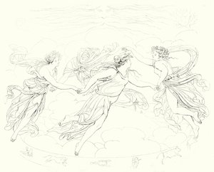 Illustration pour Le Chant de la Cloche de Schiller - Friedrich August Moritz Retzsch