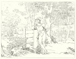Illustration pour Lied von der Glocke de Schiller - Friedrich August Moritz Retzsch