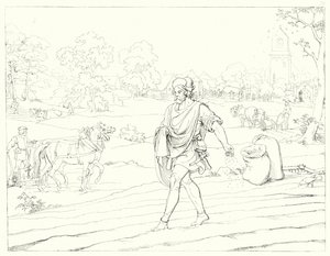 Illustration pour Lied von der Glocke de Schiller - Friedrich August Moritz Retzsch