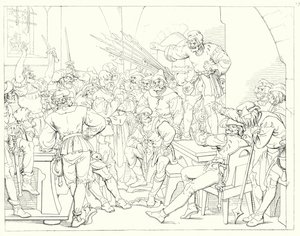 Illustration pour Lied von der Glocke de Schiller - Friedrich August Moritz Retzsch