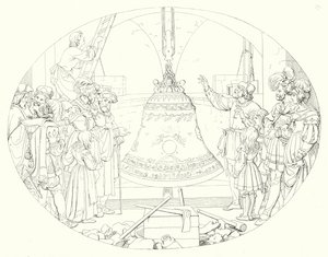 Illustration pour Lied von der Glocke de Schiller - Friedrich August Moritz Retzsch