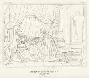 Le Roi Henri IV, Deuxième Partie, Acte IV, Scène 4 - Friedrich August Moritz Retzsch