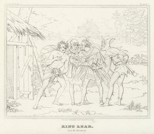 Le Roi Lear, Acte III, Scène 4 (gravure)