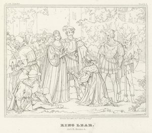 Le Roi Lear, Acte II, Scène 4 (gravure)