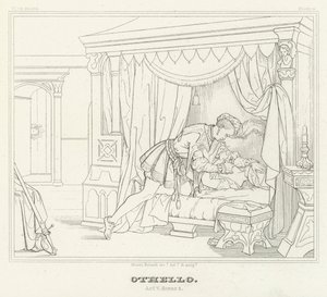Othello, Acte V, Scène 2 - Friedrich August Moritz Retzsch