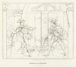 Roméo et Juliette, Acte V, Scène 3 - Friedrich August Moritz Retzsch