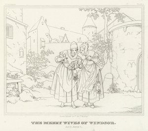 Les Joyeuses Commères de Windsor, Acte II, Scène 1