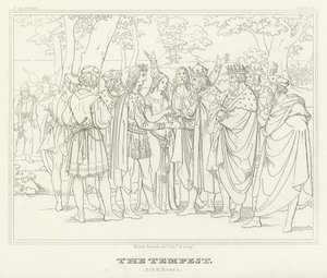La Tempête, Acte V, Scène 1 (gravure)