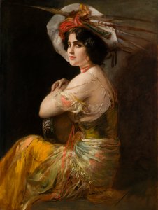 Rosario Guerrero en Carmen, c. 1908 - Friedrich August von Kaulbach