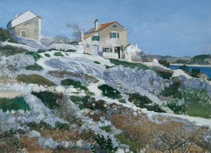 Maisons de pêcheurs à Lussin - Friedrich Beck