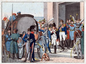 Le départ de Napoléon pour l