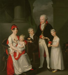 Marc Andre Souchay (1759-1814) et sa famille, vers 1805 - Friedrich Carl Groger