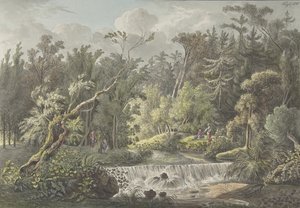Paysage avec cascade, fin du 18e-début du 19e siècle